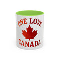 Colorful Canada Love Mug - Perfect Gift for Holidays - OneLoveCanada