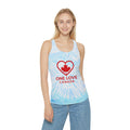 One Love Canada Tie Dye Racerback Tank Top, Summer Fashion - OneLoveCanada
