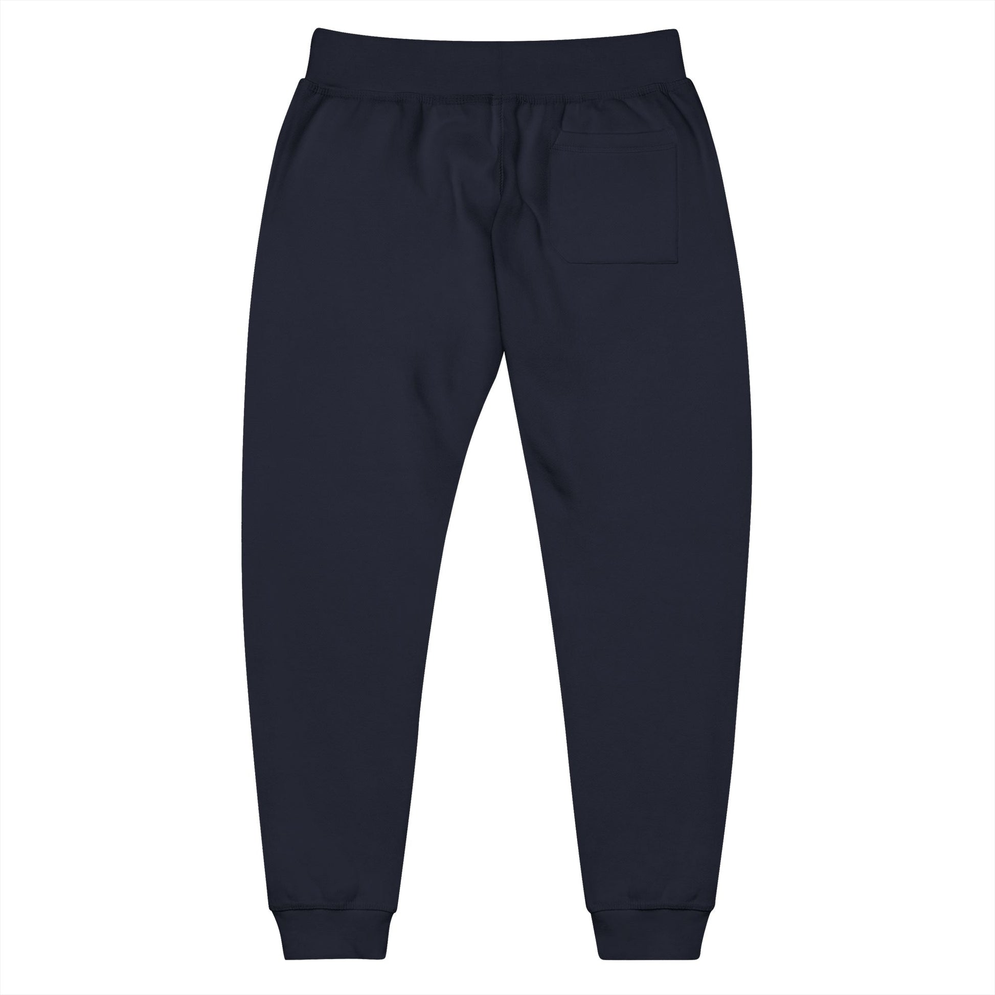 Cozy Embroidered Fleece Sweatpants, Unisex Lounge Wear - OneLoveCanada