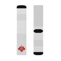 Maple Leaf Sublimation Socks, Canada Socks - OneLoveCanada