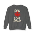 One Love Canada Unisex Lightweight Crewneck Sweatshirt - OneLoveCanada