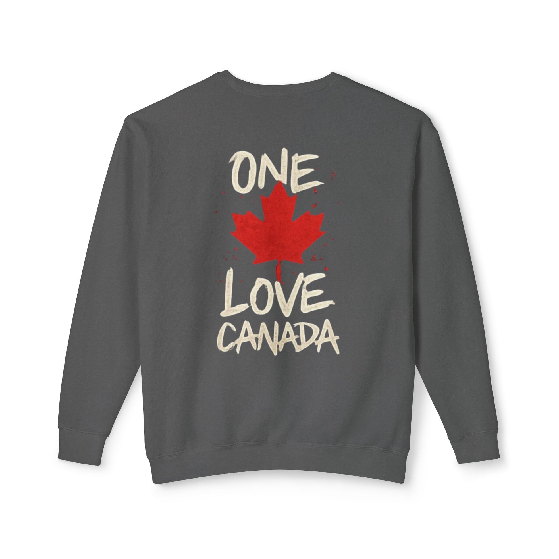 One Love Canada Unisex Lightweight Crewneck Sweatshirt - OneLoveCanada