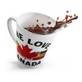 One Love Canada Latte Mug, Cozy Coffee Cup - OneLoveCanada