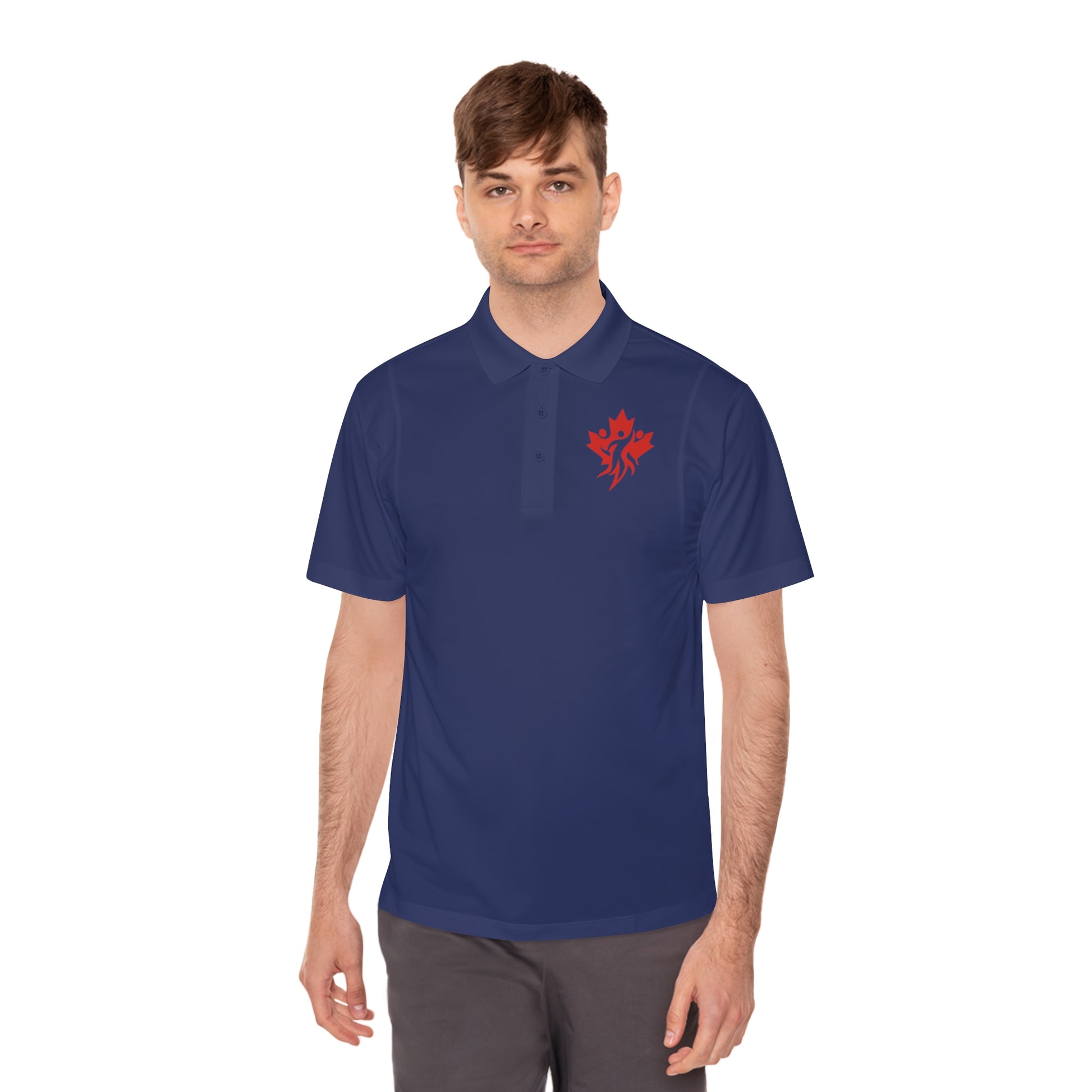 Men's Sport Polo Shirt, Activewear, Casual Outfit - OneLoveCanada