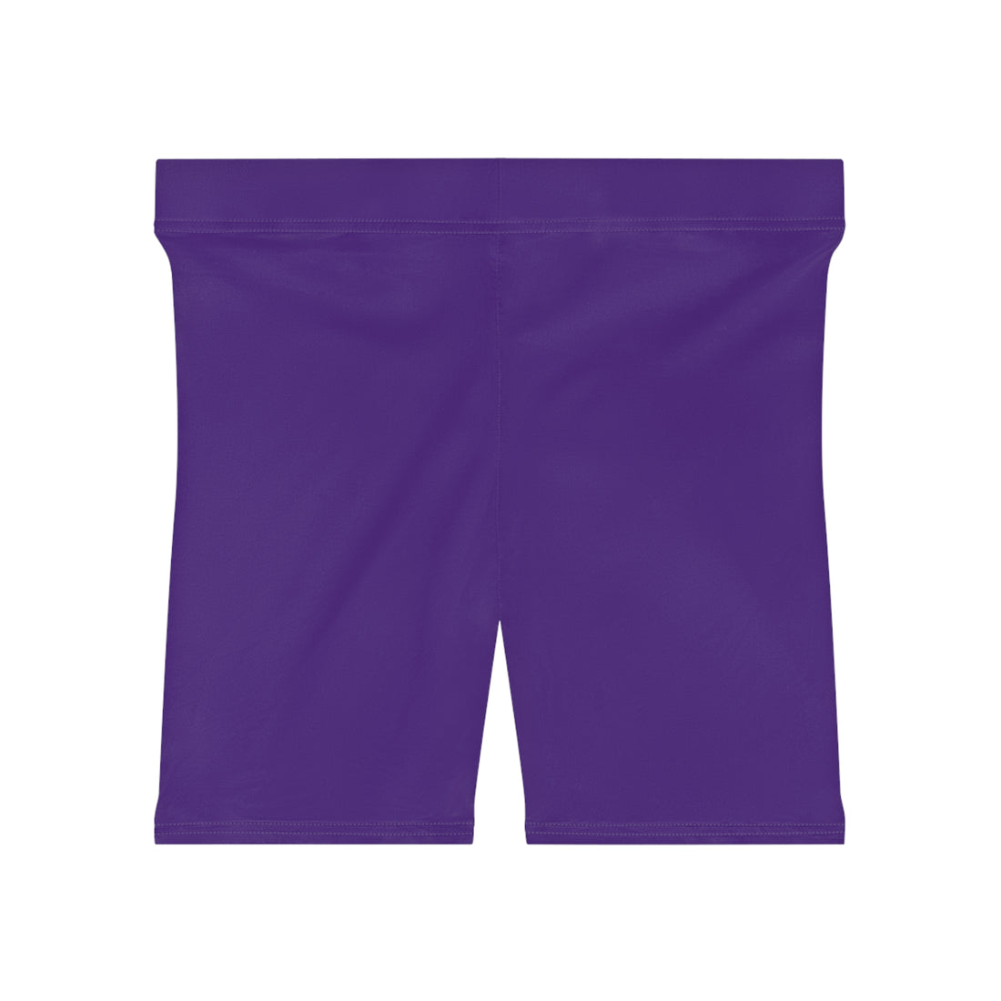 Purple Women's Biker Shorts - Together Canada Heart Design - OneLoveCanada