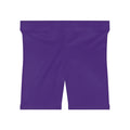 Purple Women's Biker Shorts - Together Canada Heart Design - OneLoveCanada