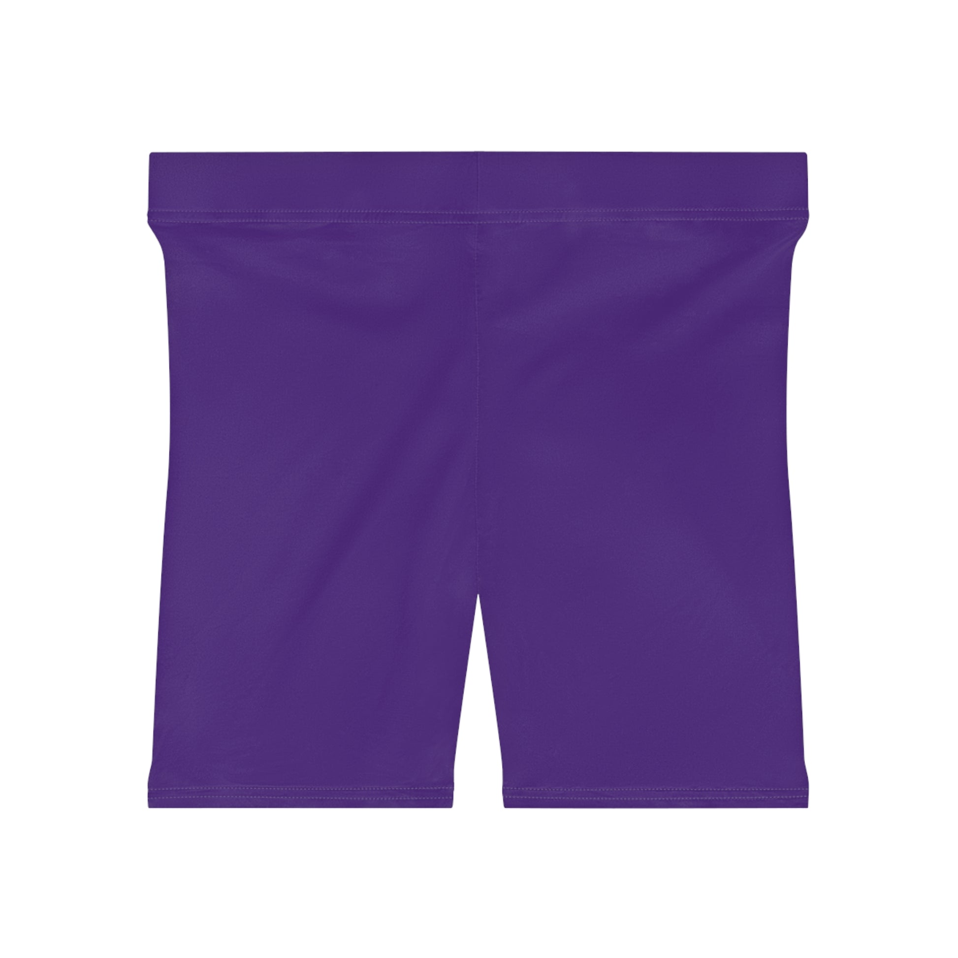 Purple Women's Biker Shorts - Together Canada Heart Design - OneLoveCanada