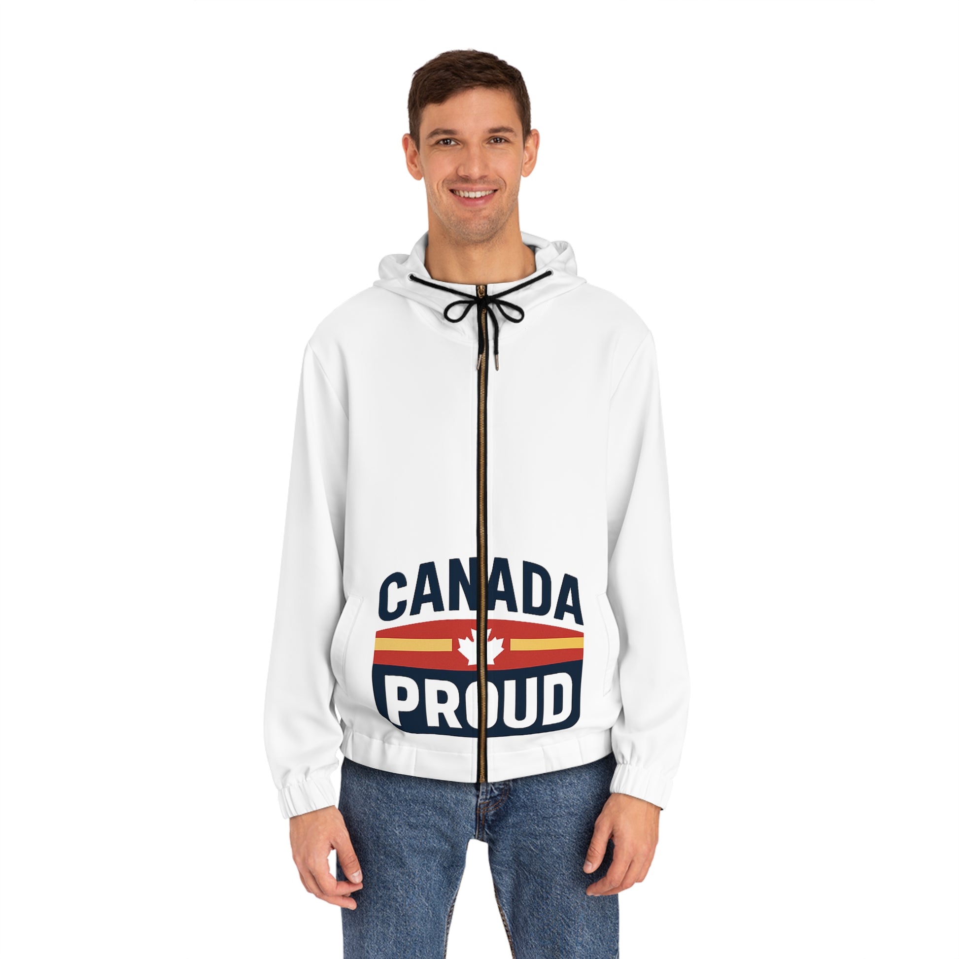 Canada Proud Full-Zip Hoodie, Canadian Pride Sweater - OneLoveCanada