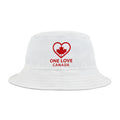 One Love Canada Bucket Hat, Summer Hat, Gift for Her - OneLoveCanada