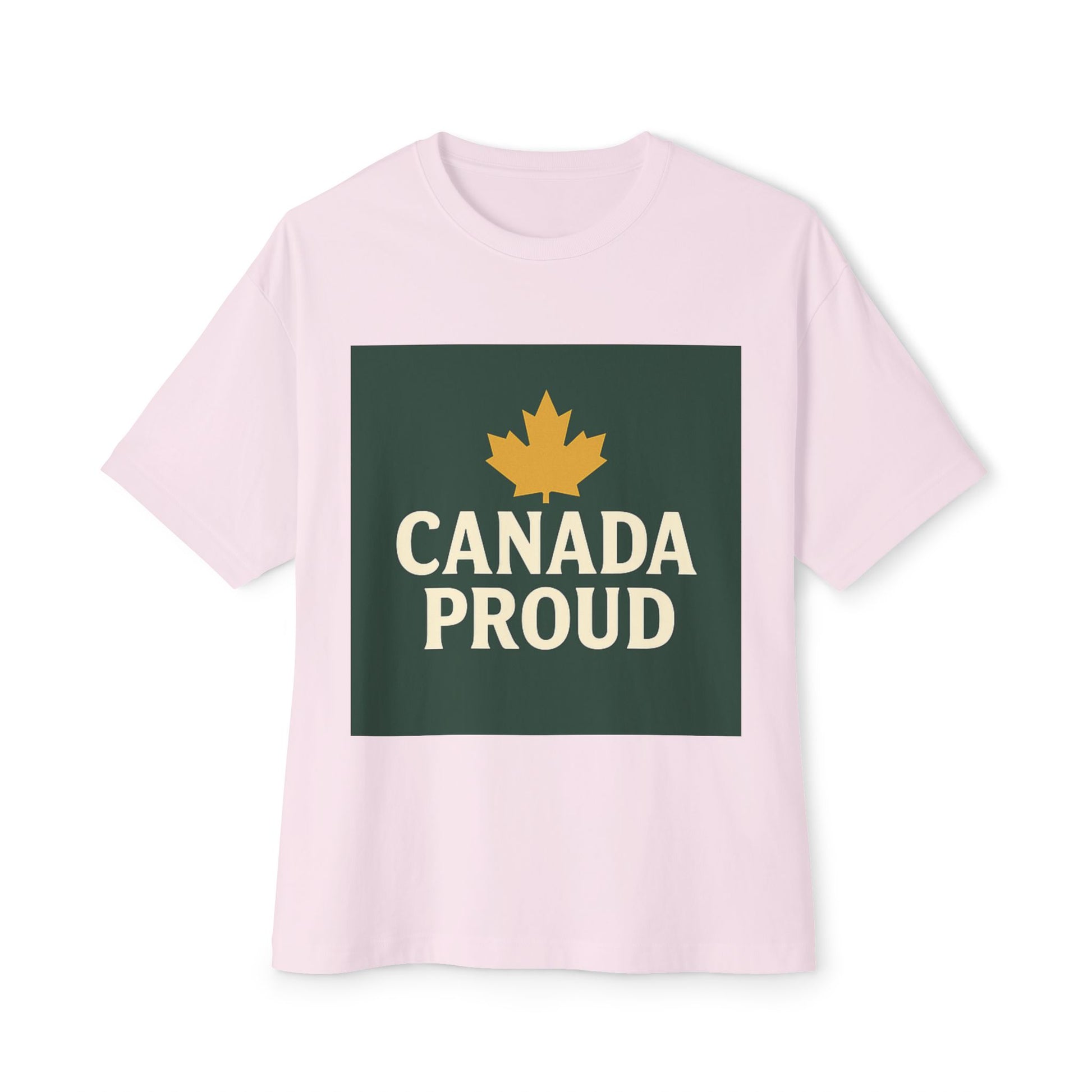 Canada Proud Unisex Oversized Tee - Comfortable Pride Shirt, Casual Wear - OneLoveCanada