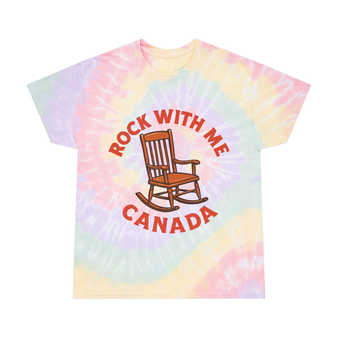 Spiral Tie-Dye Tee: Rock With Me Canada, Boho T-Shirt - OneLoveCanada