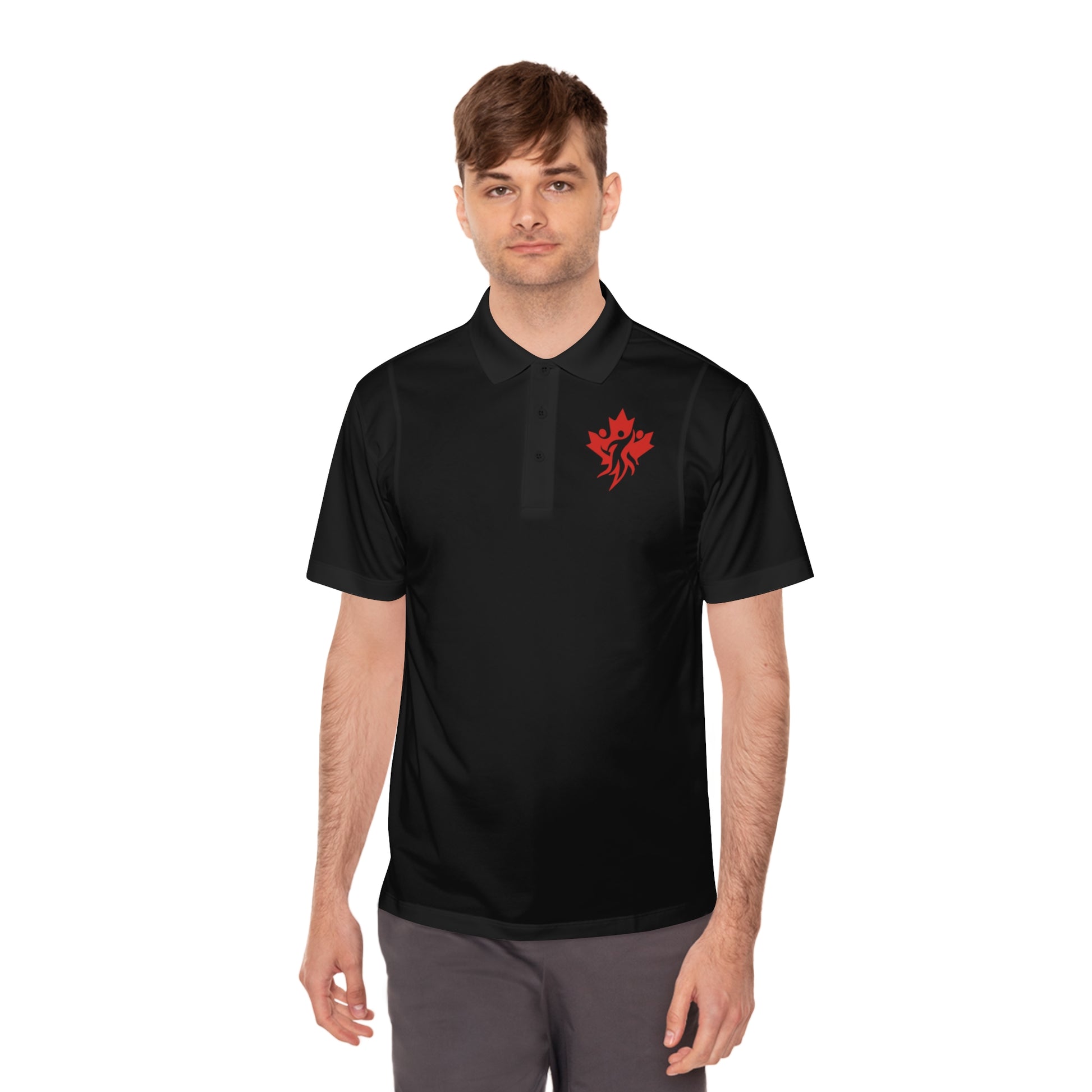 Men's Sport Polo Shirt, Activewear, Casual Outfit - OneLoveCanada