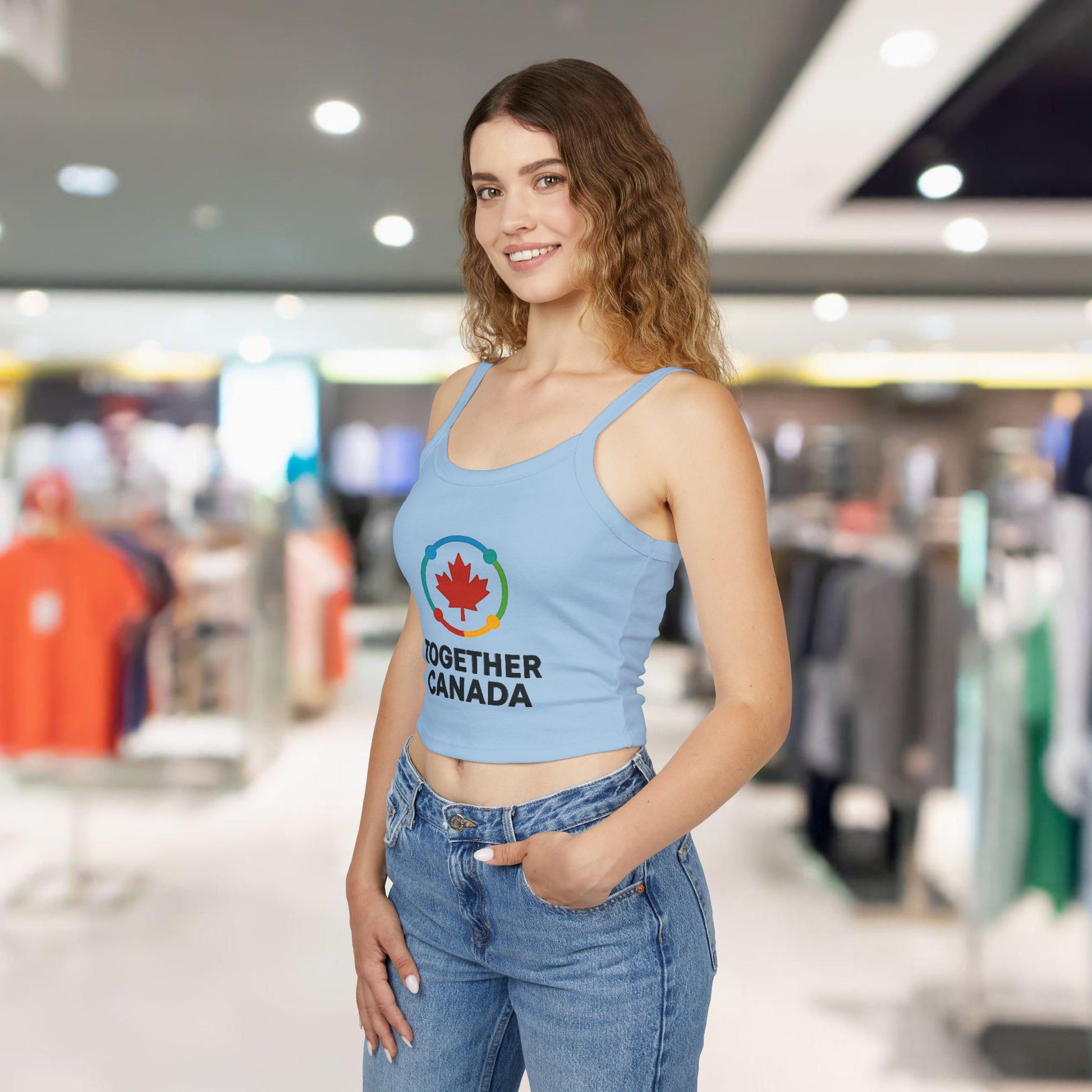 One Love Canada Tank Top | Women's Spaghetti Strap Tee - OneLoveCanada