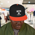 Canadian Pride Snapback Hat | WIN Canada Embroidered Cap - OneLoveCanada