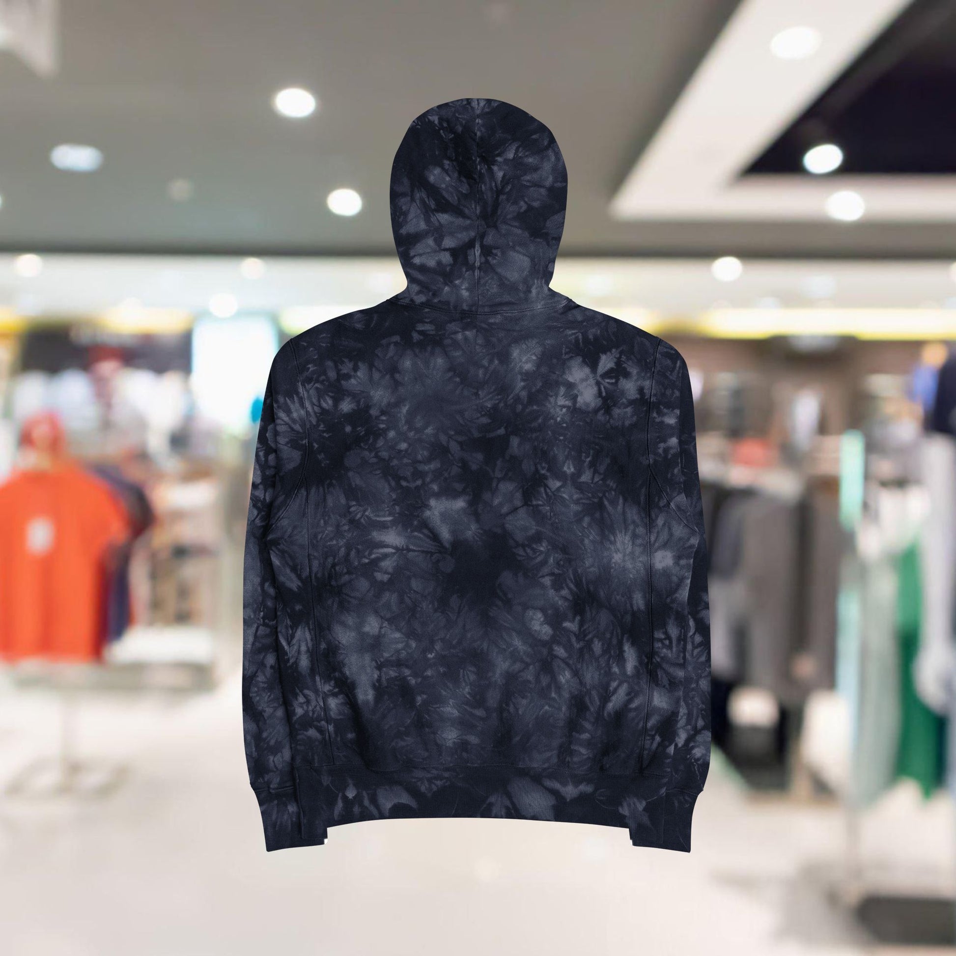 Unisex Tie-Dye Embroidered Hoodie - OneLoveCanada