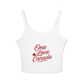 One Love Canada Tank Top | Women's Spaghetti Strap Tee - OneLoveCanada