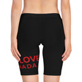 Women's Bike Shorts with Love for Canada | Cycling Bottoms - OneLoveCanada