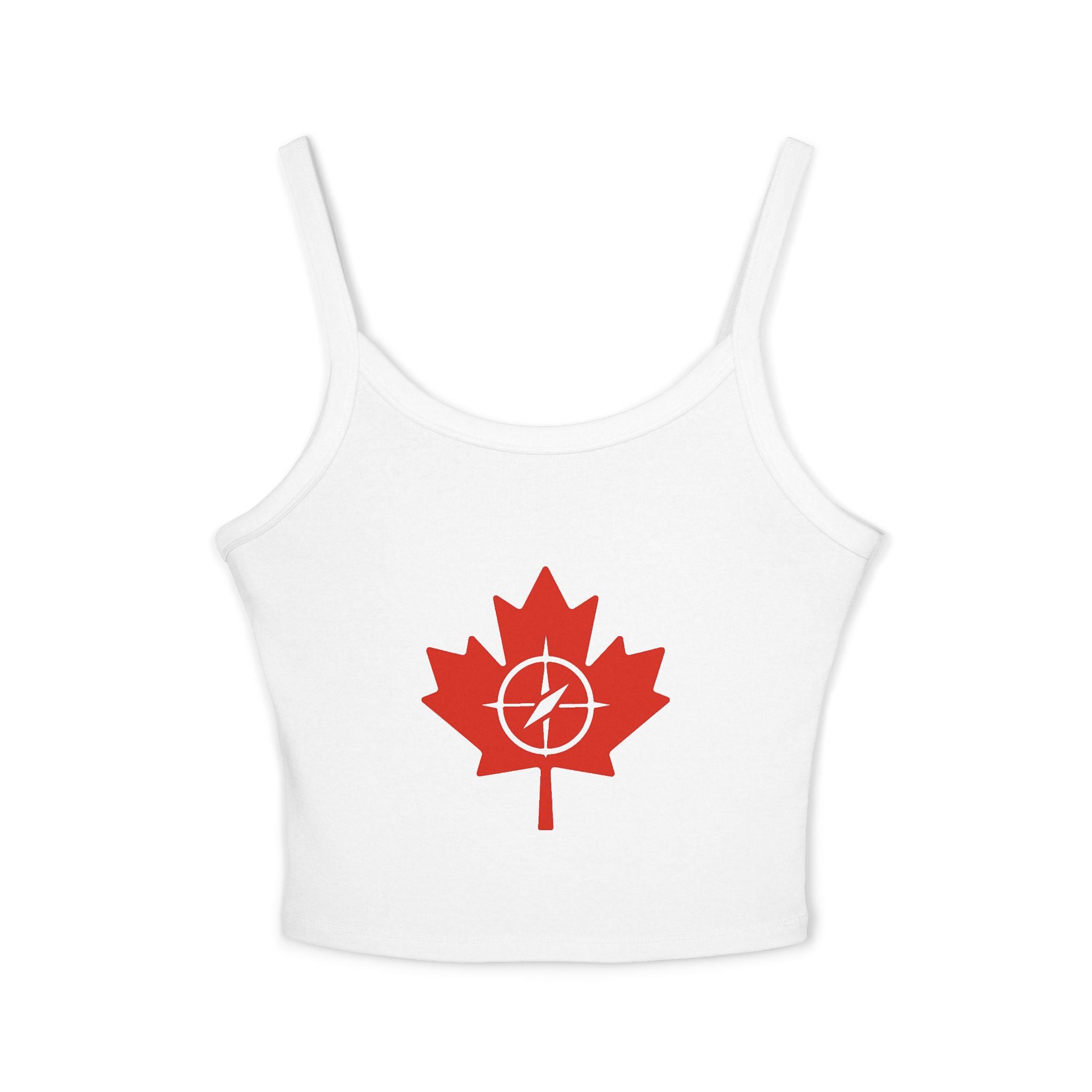 Canadian Leaf Women's Tank Top, Summer Shirt - OneLoveCanada