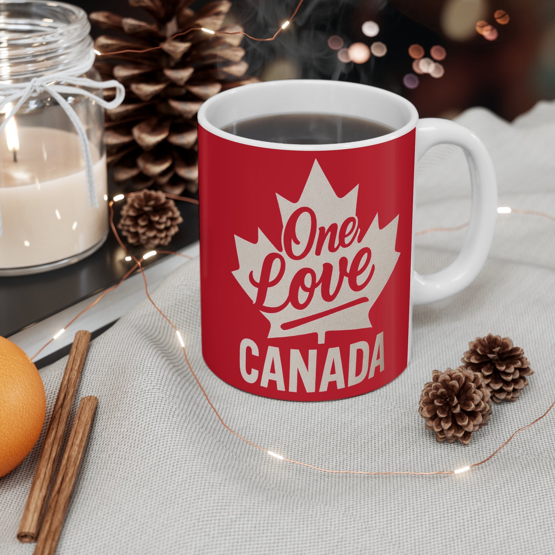 Canada Pride Mug - Perfect for Coffee Lovers - OneLoveCanada