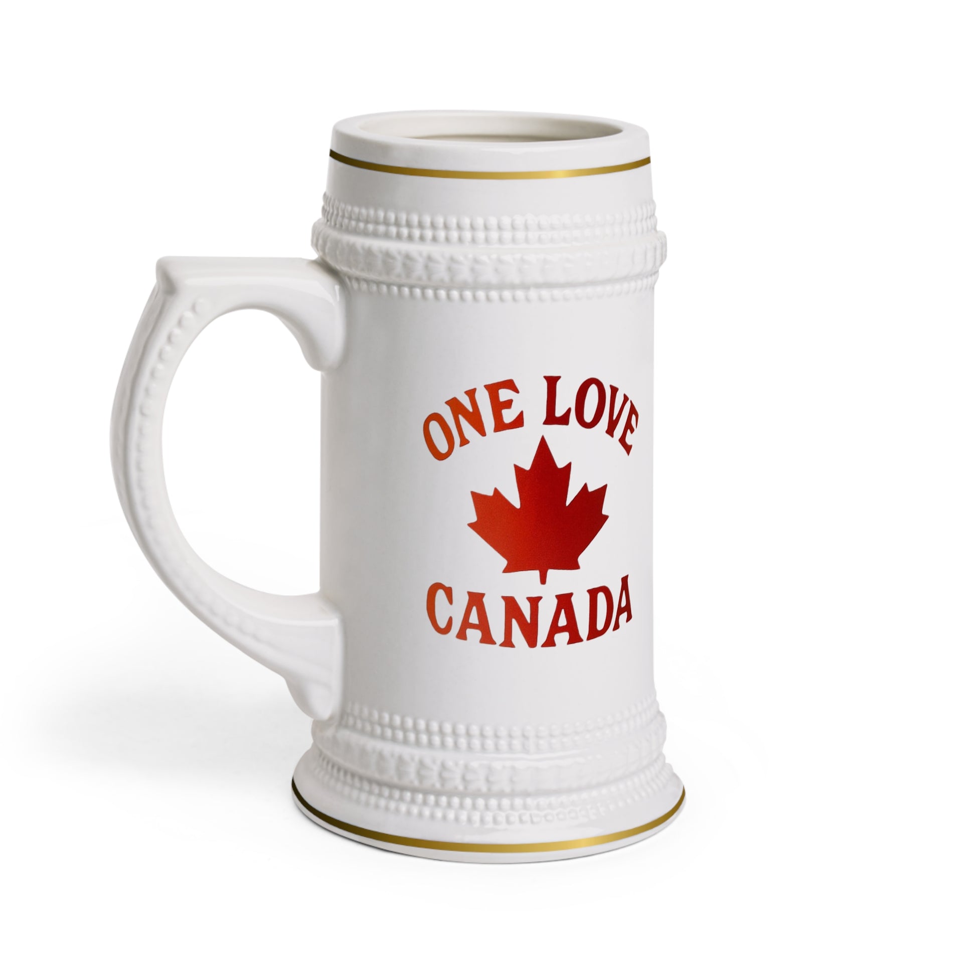 Canada Beer Stein Mug, One Love Canada Mug - OneLoveCanada