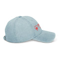 Embroidered Denim Hat - One Love Canada - OneLoveCanada