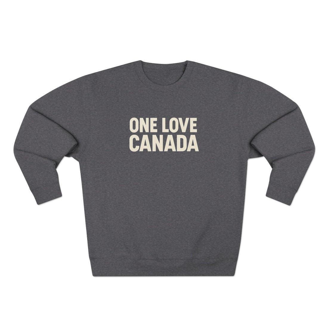 Unisex Crewneck Sweatshirt - One Love Canada, Cozy Canadian Apparel - OneLoveCanada