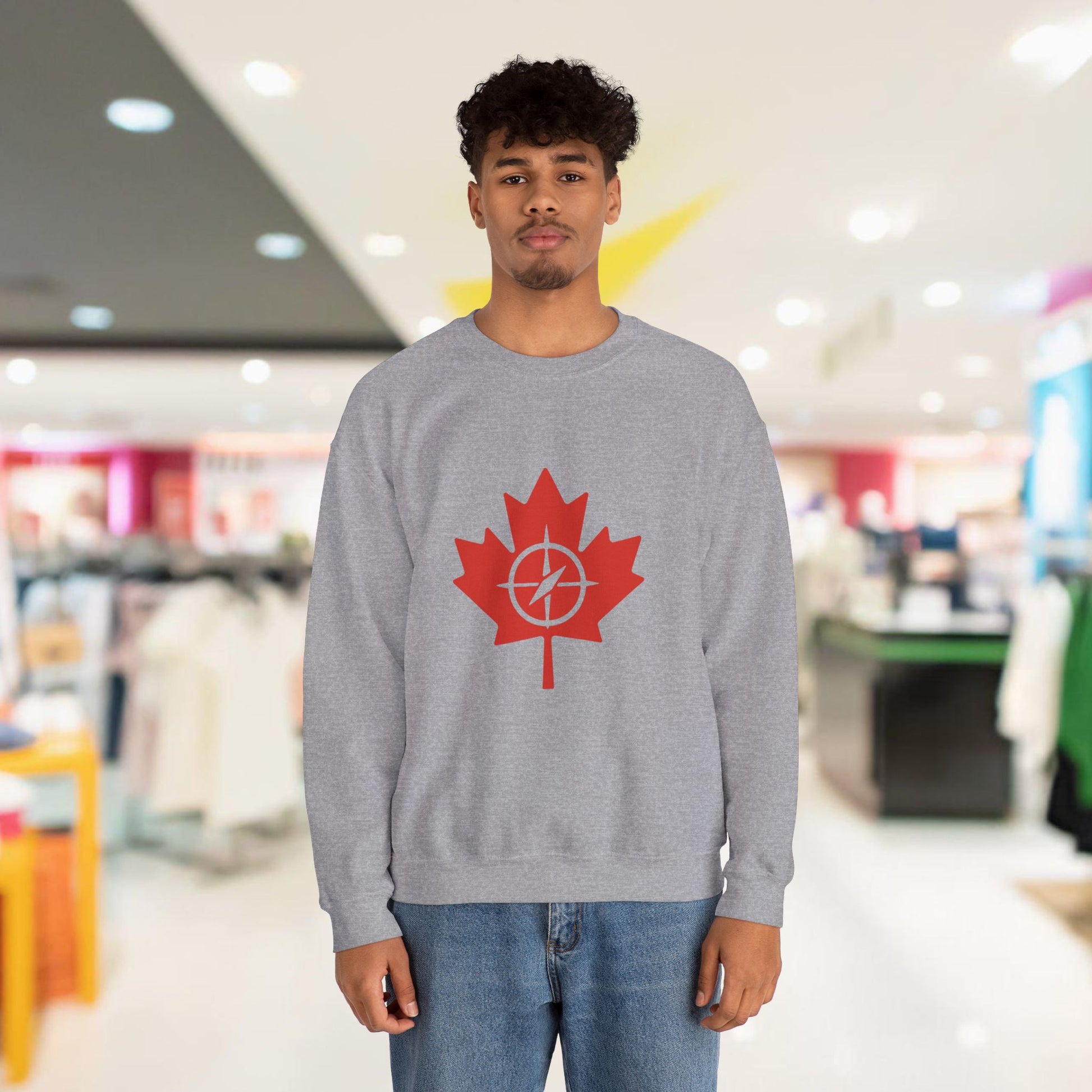 Canada Maple Leaf Sweatshirt | Cozy Unisex Crewneck - OneLoveCanada