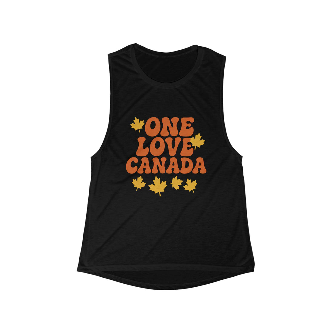 Canada Love Flowy Tank, Women's Muscle Tank, Summer Top - OneLoveCanada