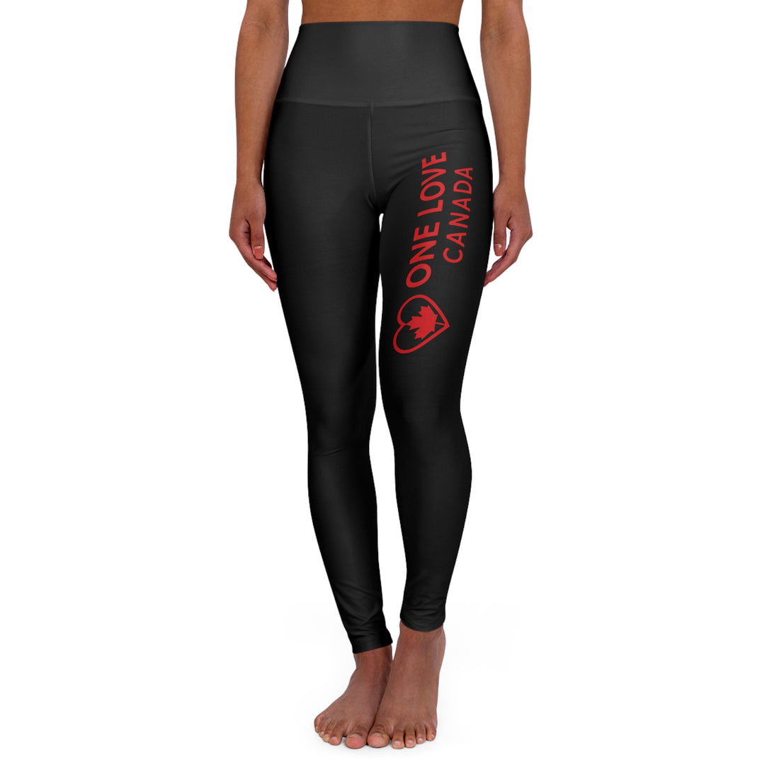 High Waisted Yoga Leggings - One Love Canada - OneLoveCanada