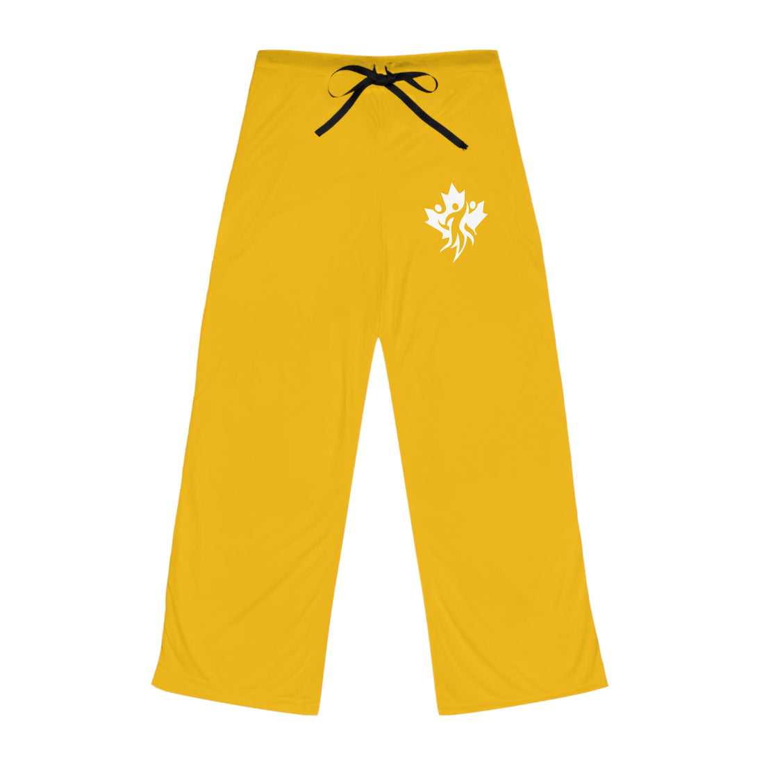 Cozy Women's Pajama Pants - Bright Yellow AOP Design for Relaxation - OneLoveCanada