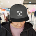 Canadian Pride Snapback Hat | WIN Canada Embroidered Cap - OneLoveCanada