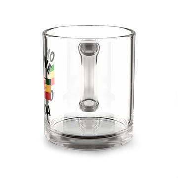 One Love Canada Glass Mug - 10oz, Perfect for Gifts, Canada Day - OneLoveCanada