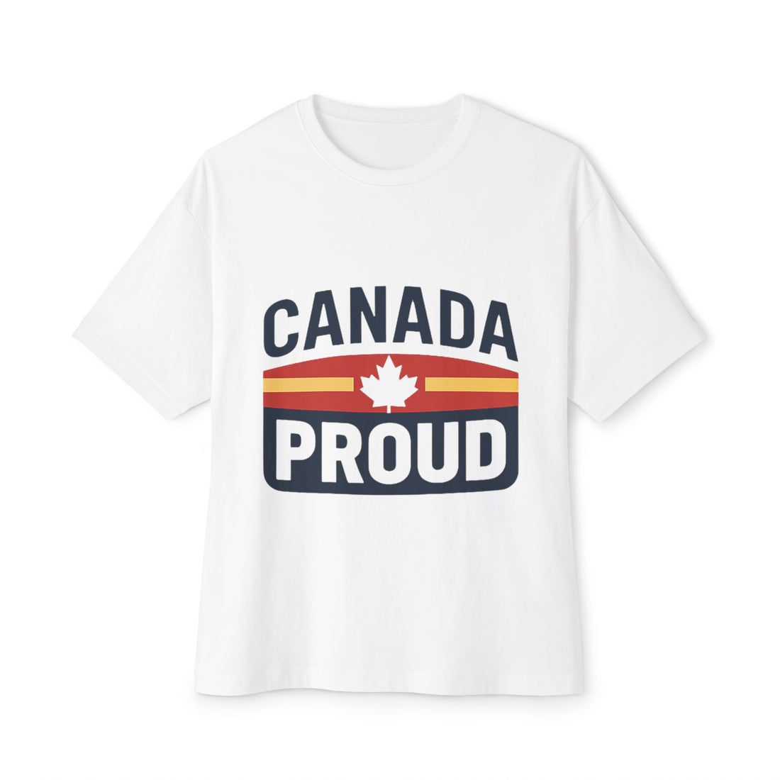 Canada Proud Unisex Oversized Tee - Comfortable Pride Shirt, Casual Wear - OneLoveCanada
