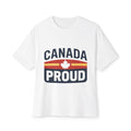 Canada Proud Unisex Oversized Tee - Comfortable Pride Shirt, Casual Wear - OneLoveCanada