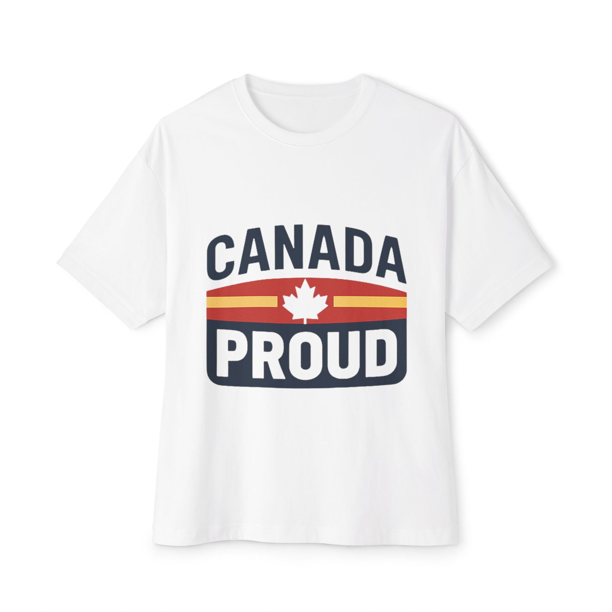 Canada Proud Unisex Oversized Tee - Comfortable Pride Shirt, Casual Wear - OneLoveCanada