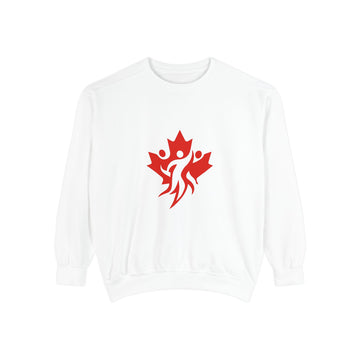 Whimsical Cat & Canada Love Sweatshirt