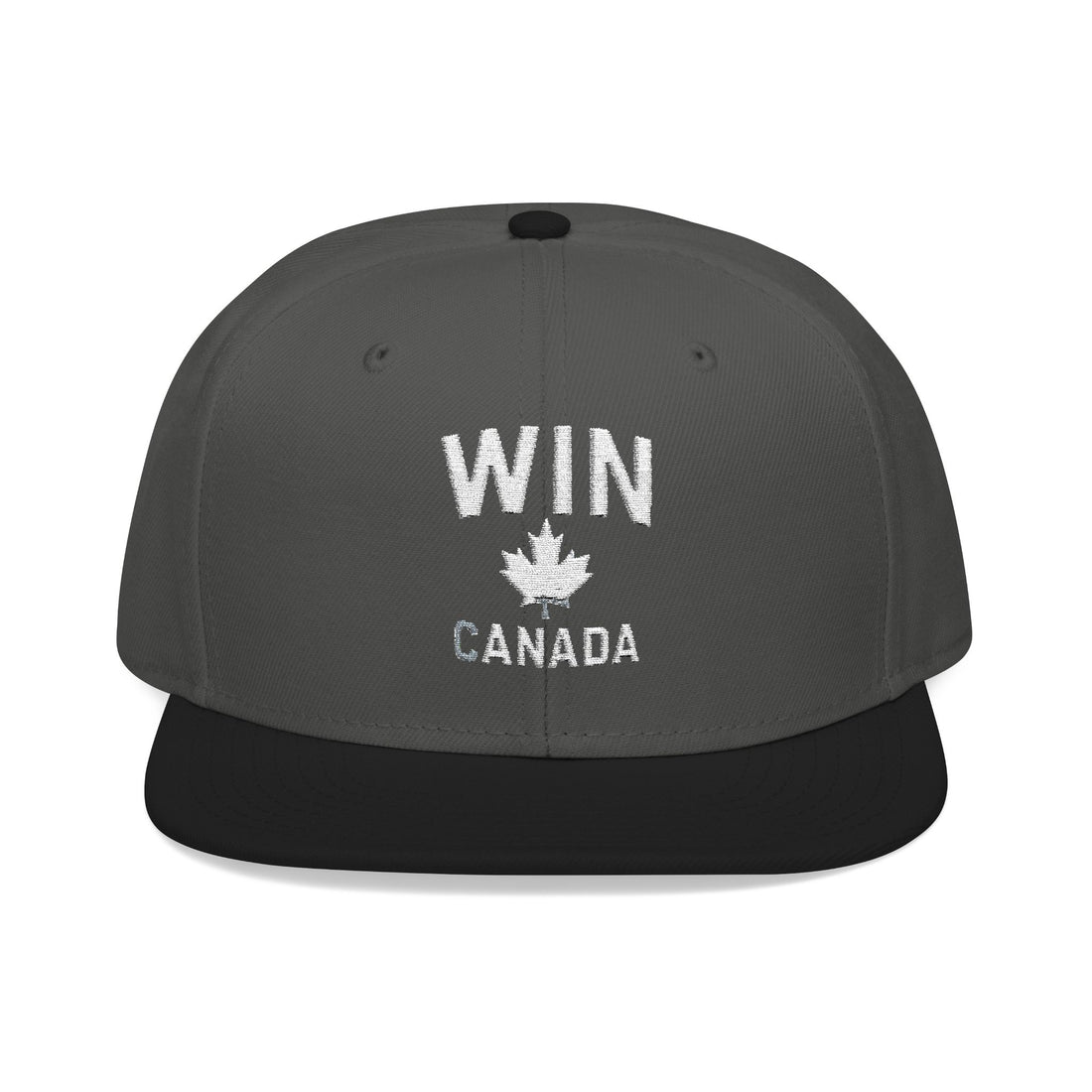 Canadian Pride Snapback Hat | WIN Canada Embroidered Cap - OneLoveCanada