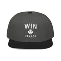 Canadian Pride Snapback Hat | WIN Canada Embroidered Cap - OneLoveCanada