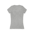 Women's Deep V-Neck Tee with Maple Leaf Design - Perfect for Canada Day - OneLoveCanada