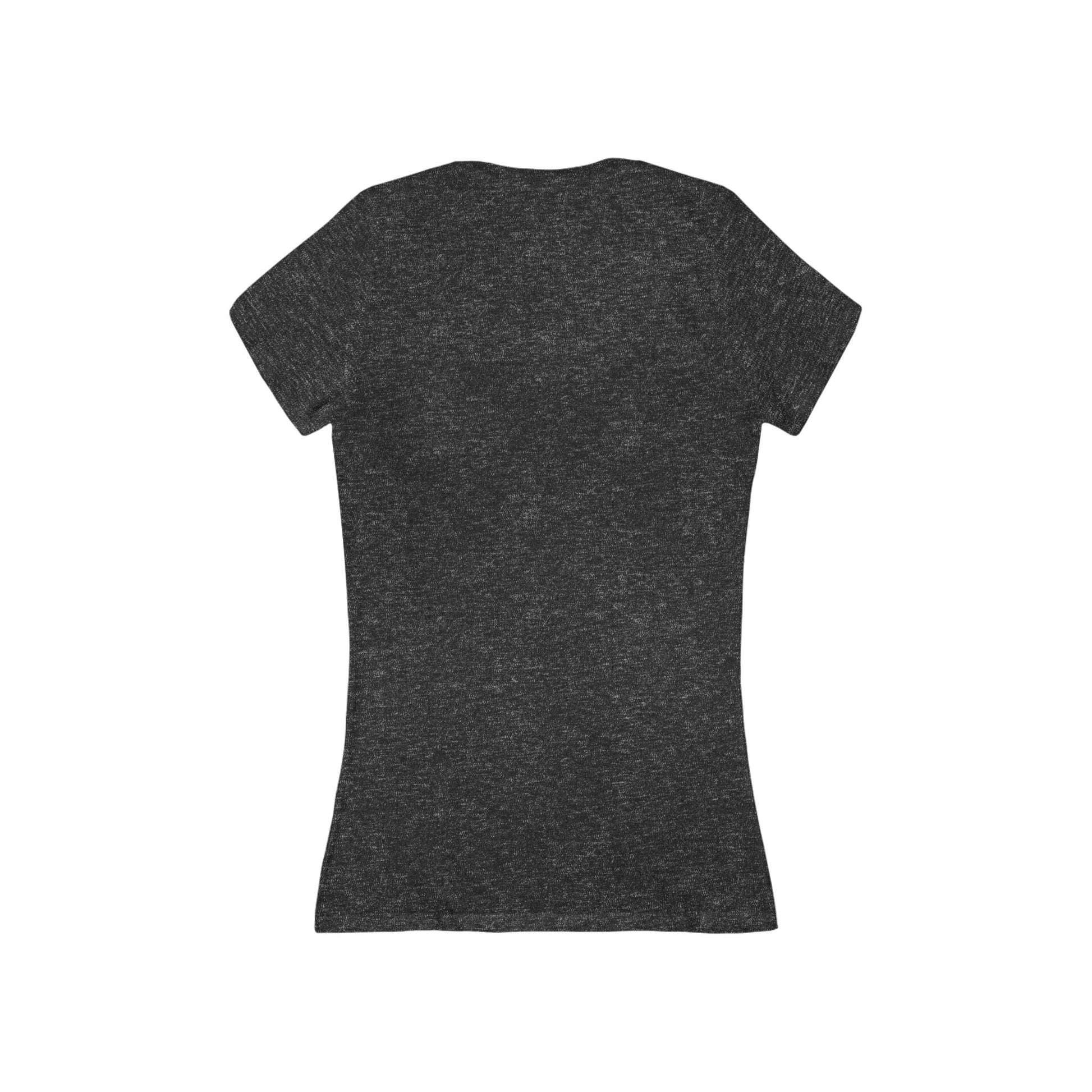 Women's Deep V-Neck Tee with Maple Leaf Design - Perfect for Canada Day - OneLoveCanada