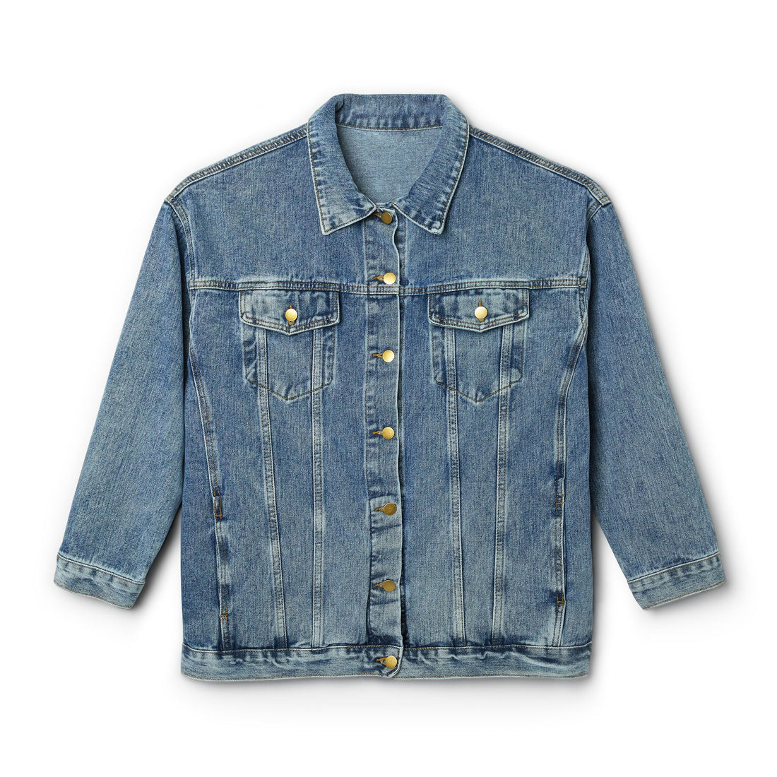 Women's Denim Jacket, Casual Style, One Love Canada - OneLoveCanada