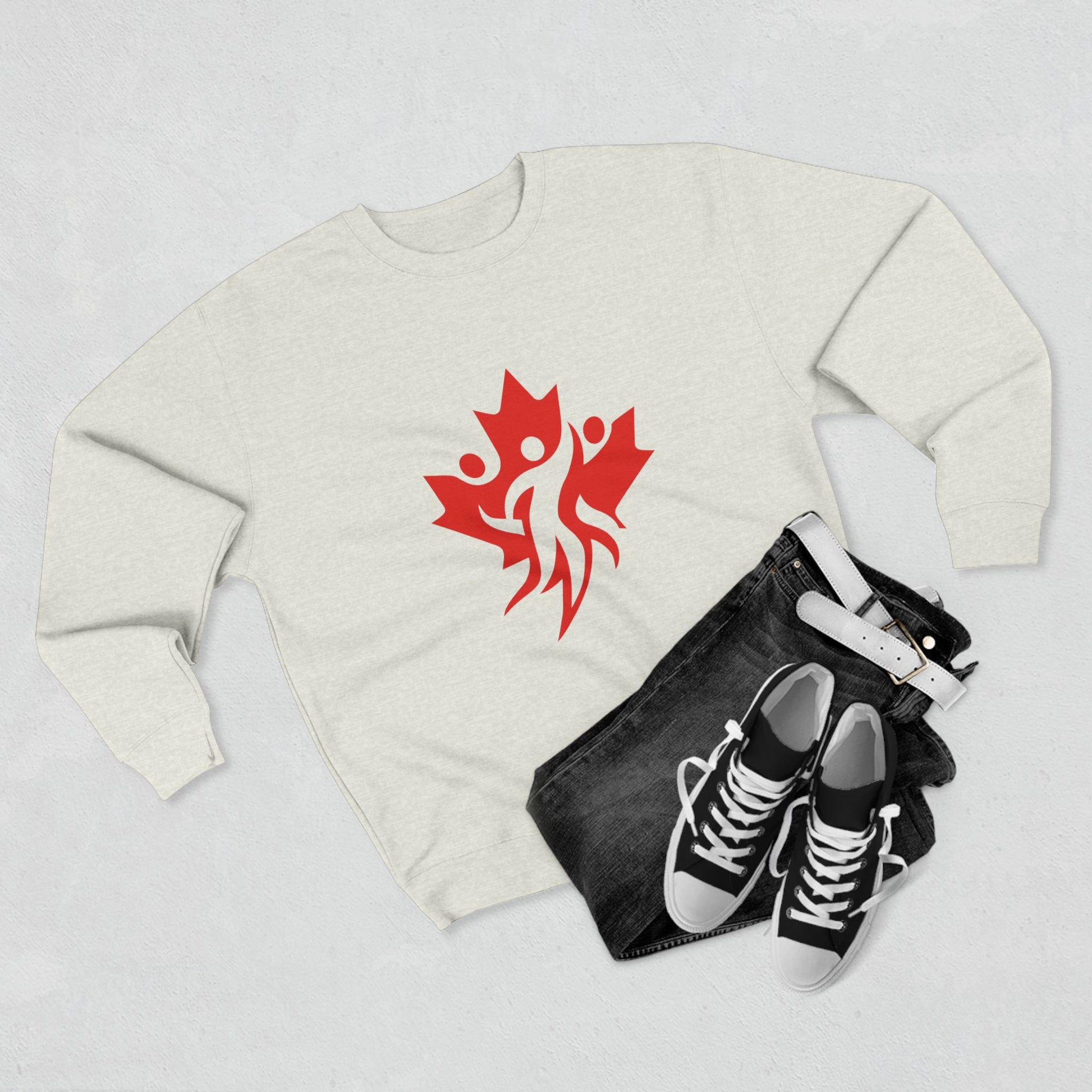 Canadian Spirit Unisex Crewneck Sweatshirt - OneLoveCanada