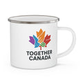 Adventure Awaits Enamel Camping Mug - Stylish Outdoors Coffee Cup - OneLoveCanada