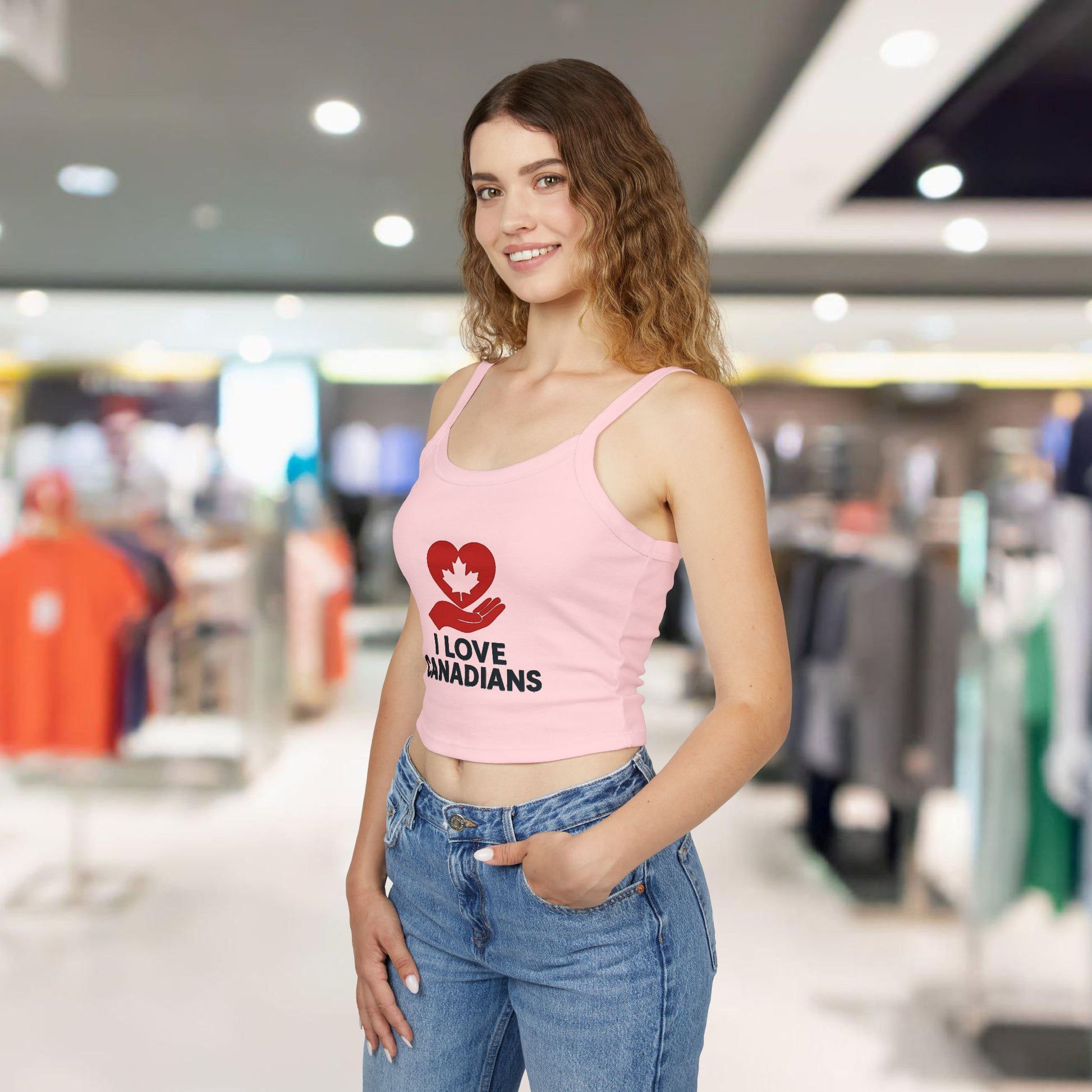 One Love Canada Tank Top | Women's Spaghetti Strap Tee - OneLoveCanada