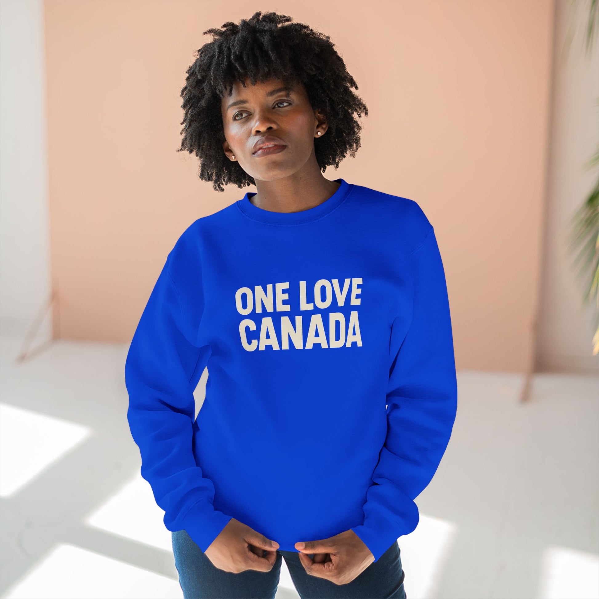 Unisex Crewneck Sweatshirt - One Love Canada, Cozy Canadian Apparel - OneLoveCanada