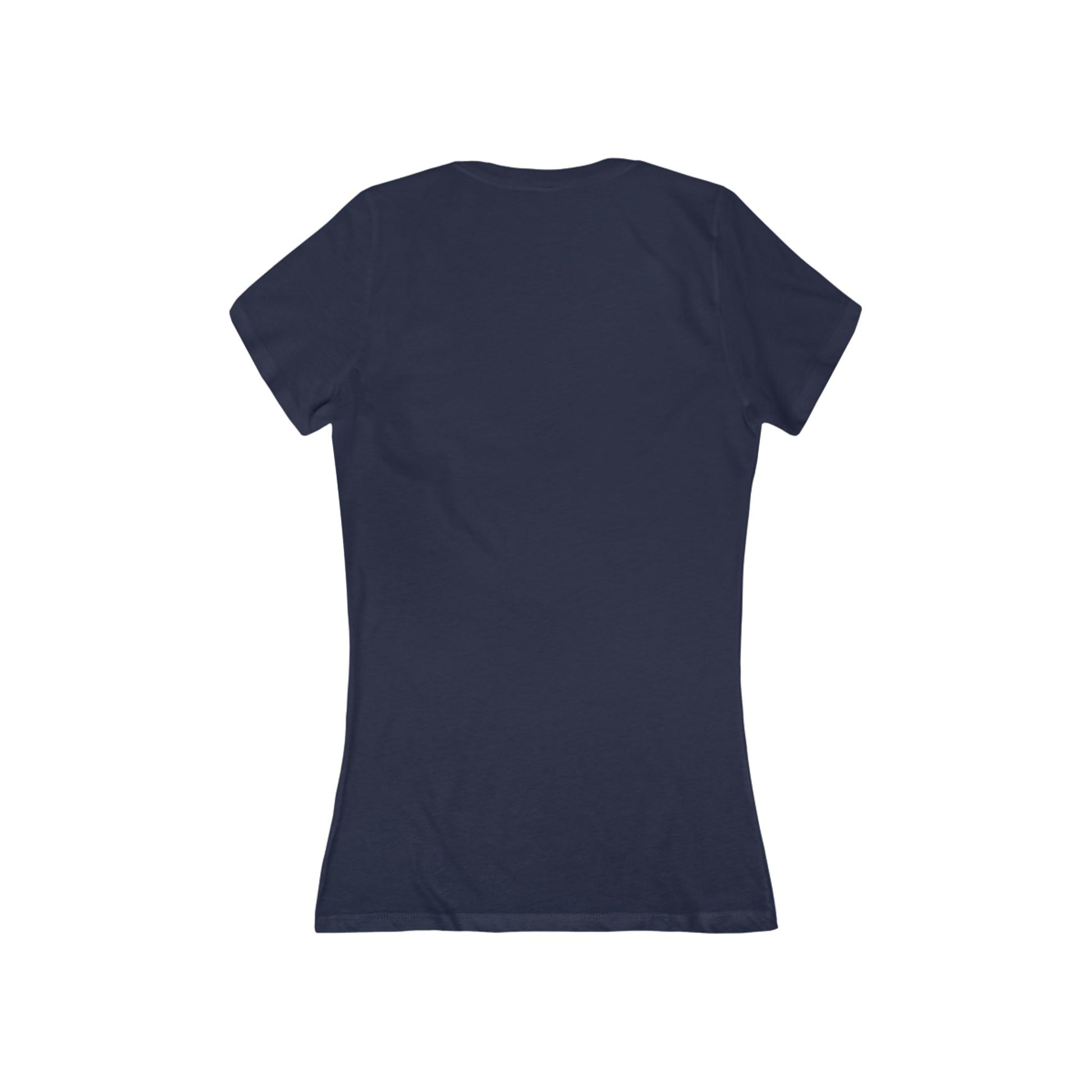 Women's Deep V-Neck Tee with Maple Leaf Design - Perfect for Canada Day - OneLoveCanada
