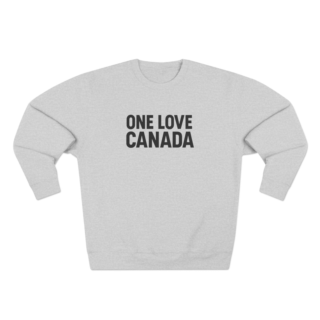 Unisex Crewneck Sweatshirt - One Love Canada, Cozy Canadian Apparel - OneLoveCanada