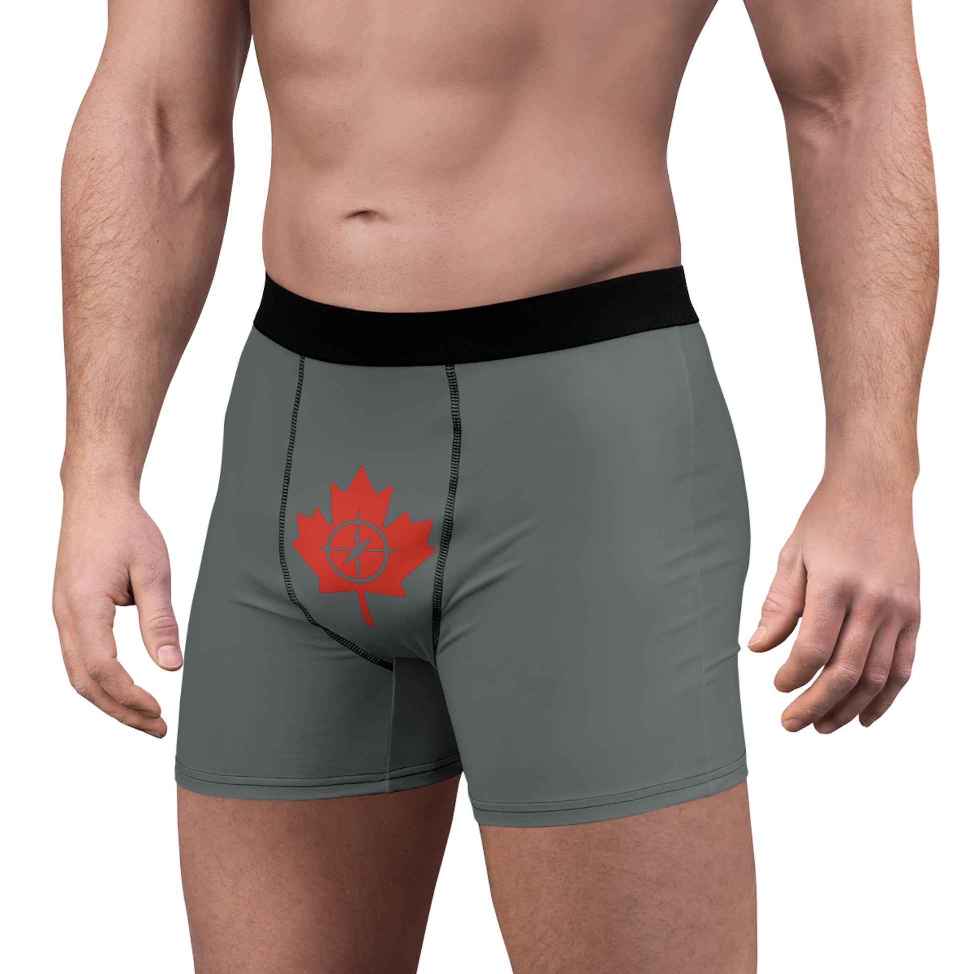Canadian Maple Leaf Men's Boxer Briefs, Comfortable Underwear - OneLoveCanada
