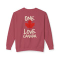 One Love Canada Unisex Lightweight Crewneck Sweatshirt - OneLoveCanada