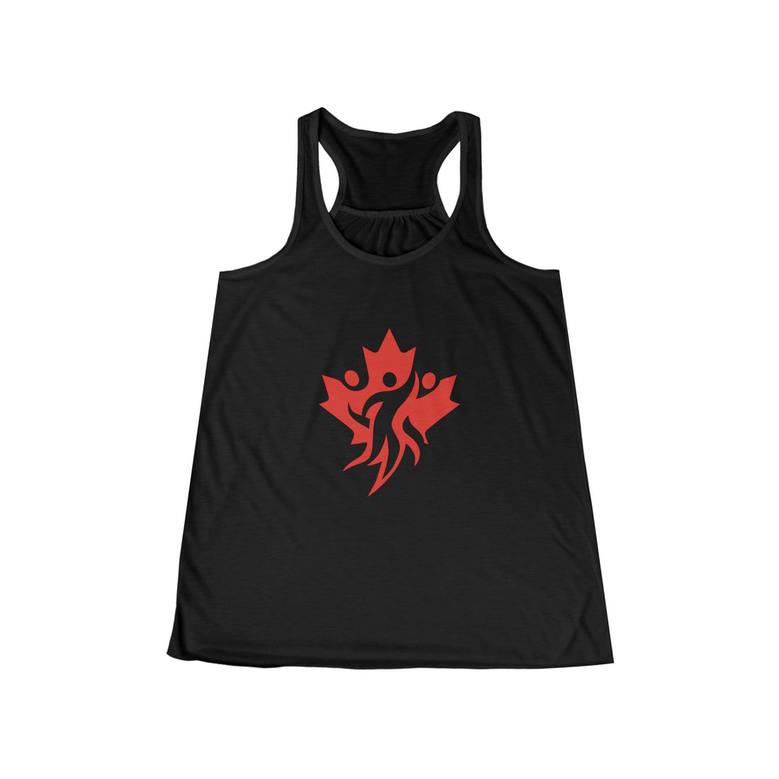Women's Flowy Racerback Tank - Canada Day Celebration - OneLoveCanada